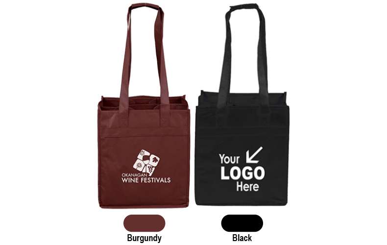 Gusset - 6 Bottle Wine Tote Bag Gusset - 6 Bottle Wine Tote Bag